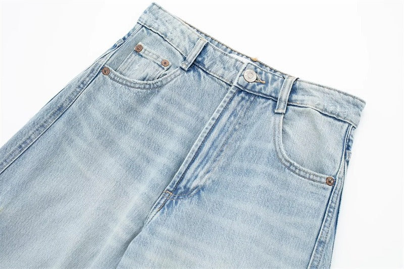 Women's mid-waist jeans