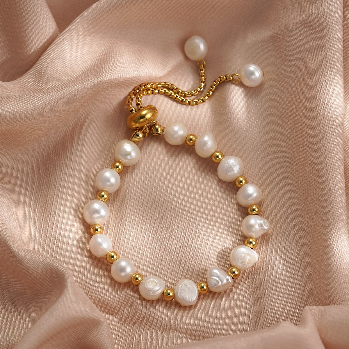 Irregular Pearl Bracelet Female