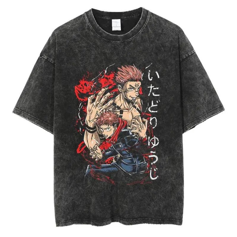 Retro Jujutsu Kaisen T-shirts Unisex