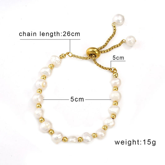 Irregular Pearl Bracelet Female