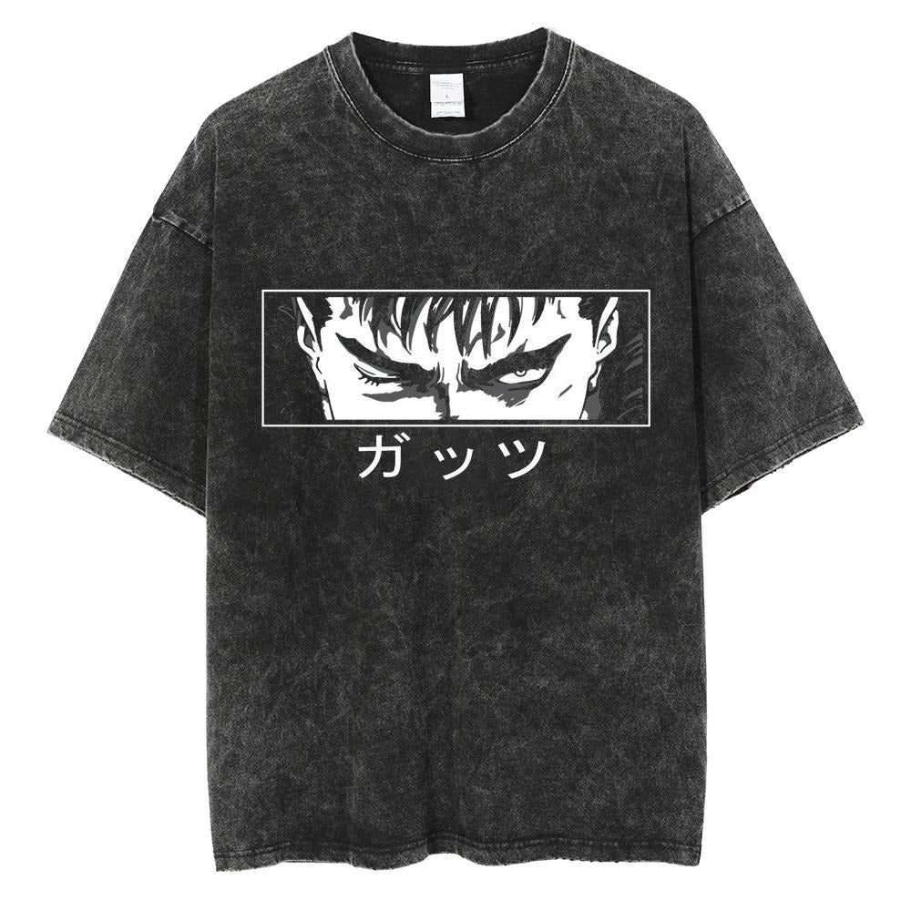 Retro Berserk printed T-shirt