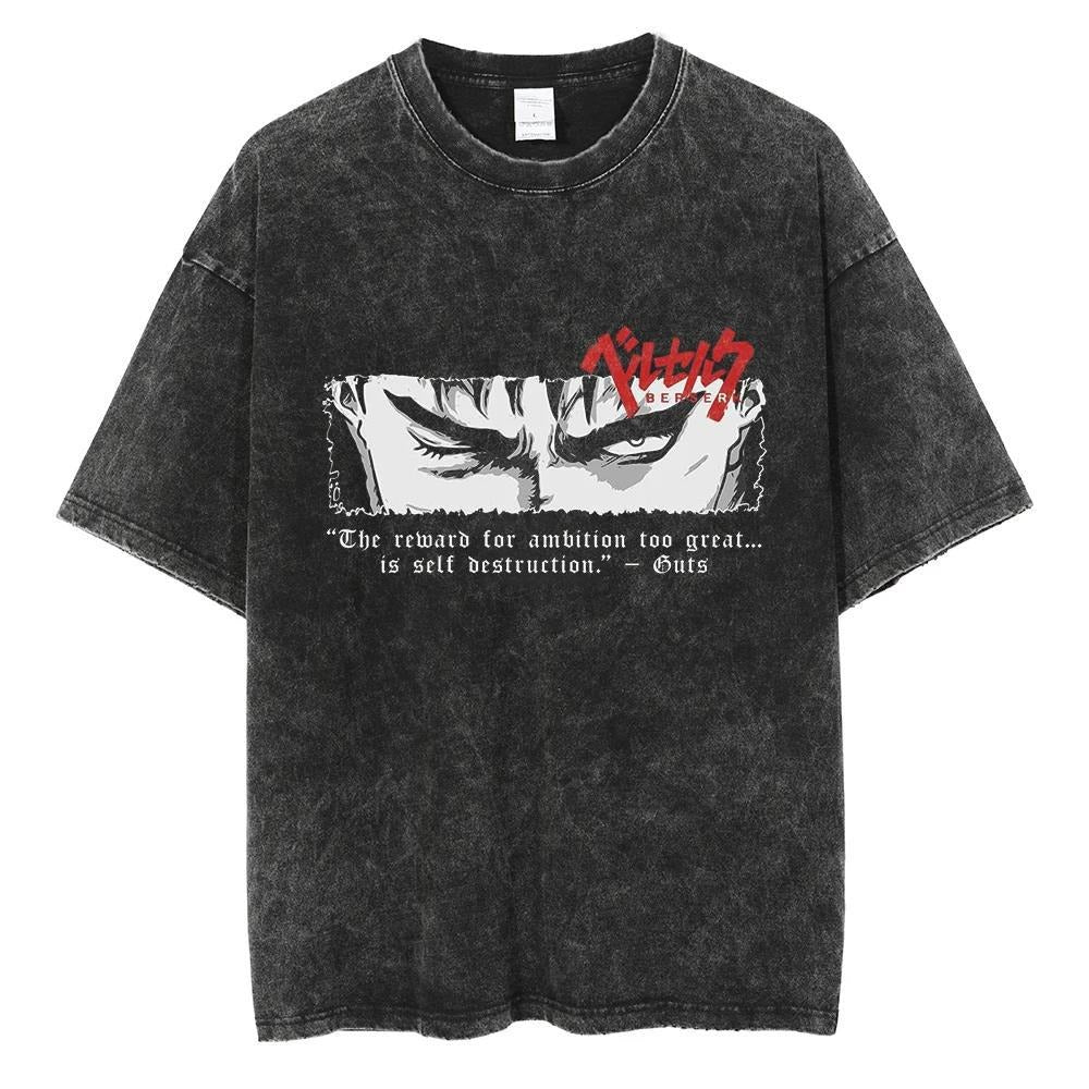 Retro Berserk printed T-shirt