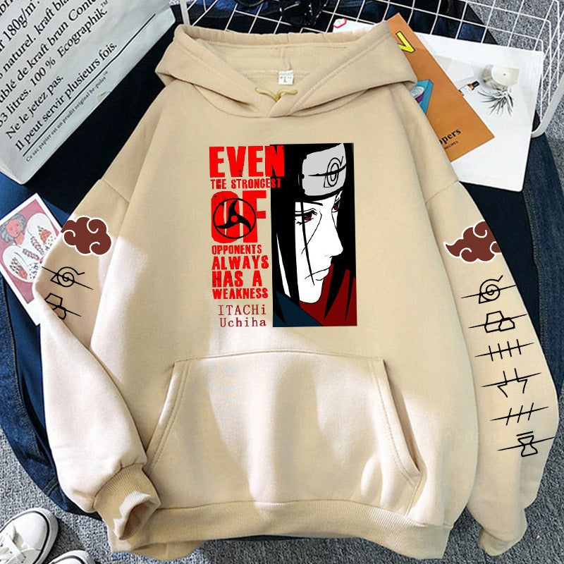 Itachi print hoodie