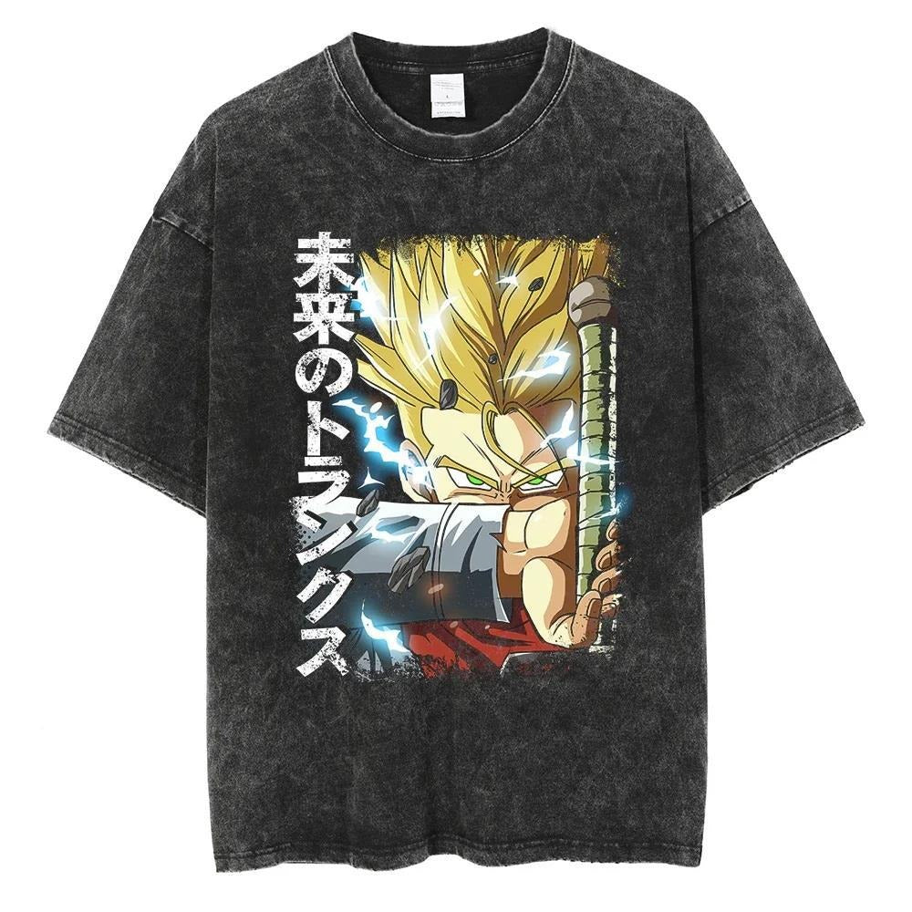 Vintage Oversized black Dragon Ball T-shirt