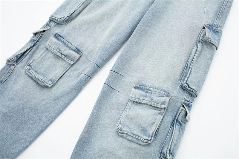 Women's mid-waist jeans