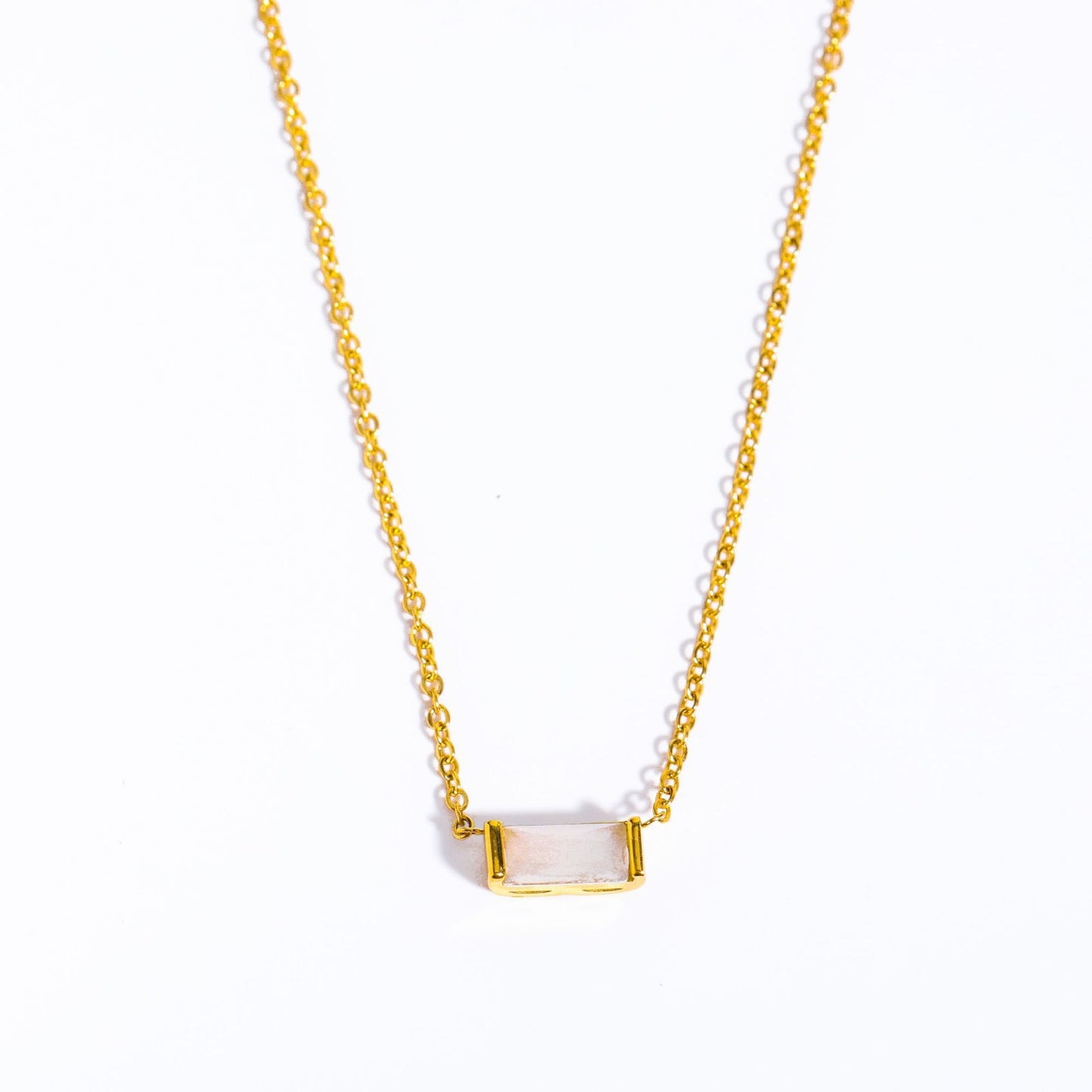 Twelve Birthstone Necklace with Zirconia