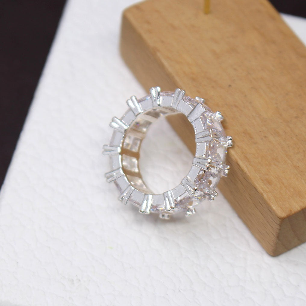 Versatile Minimalist Wide Mouth Ring for Women