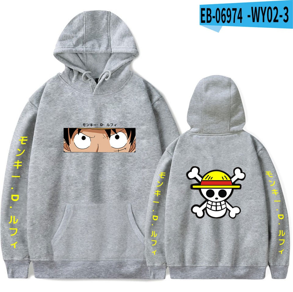 Anime printed hoodies