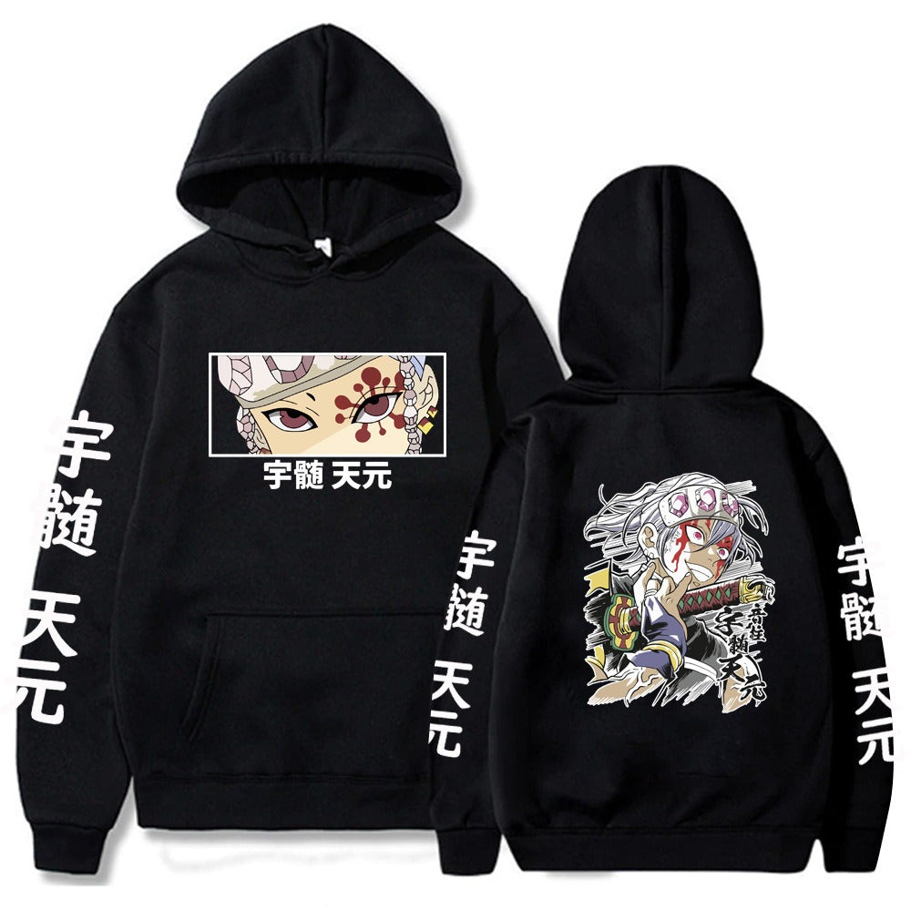 Anime printed hoodies