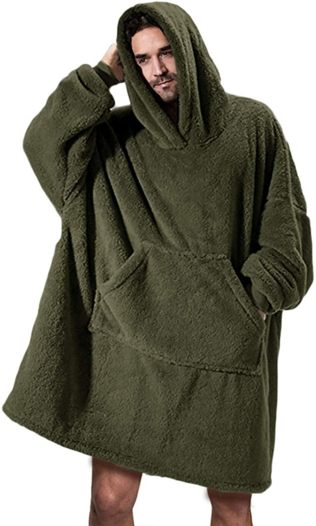 Pajamas Double Sized Velvet Hoodie