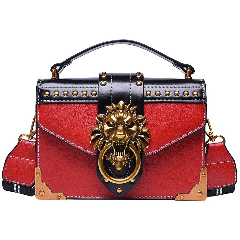 Retro PU Handbag: Single Shoulder & Crossbody Small Square Bag