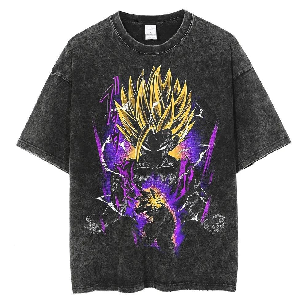 Vintage Oversized black Dragon Ball T-shirt