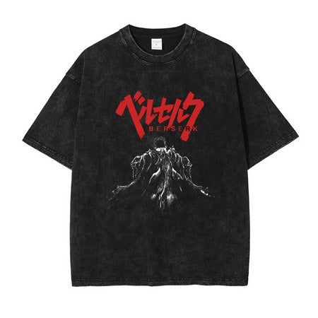 Retro Berserk printed T-shirt Unisex