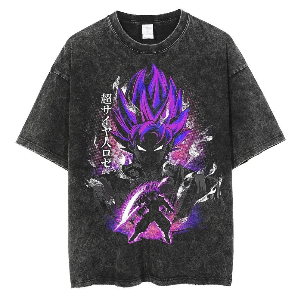 Vintage Oversized black Dragon Ball T-shirt