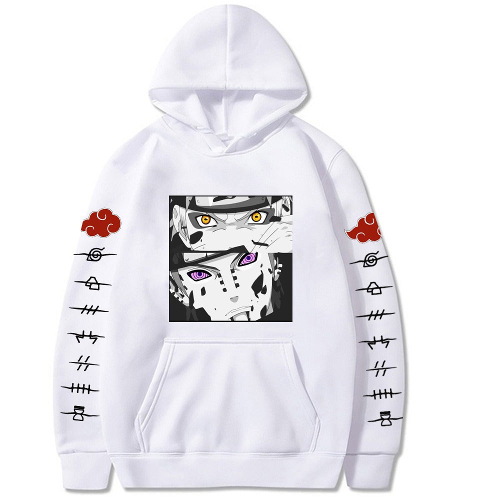 Hisoka/Naruto and Pain plush hooded hoodie