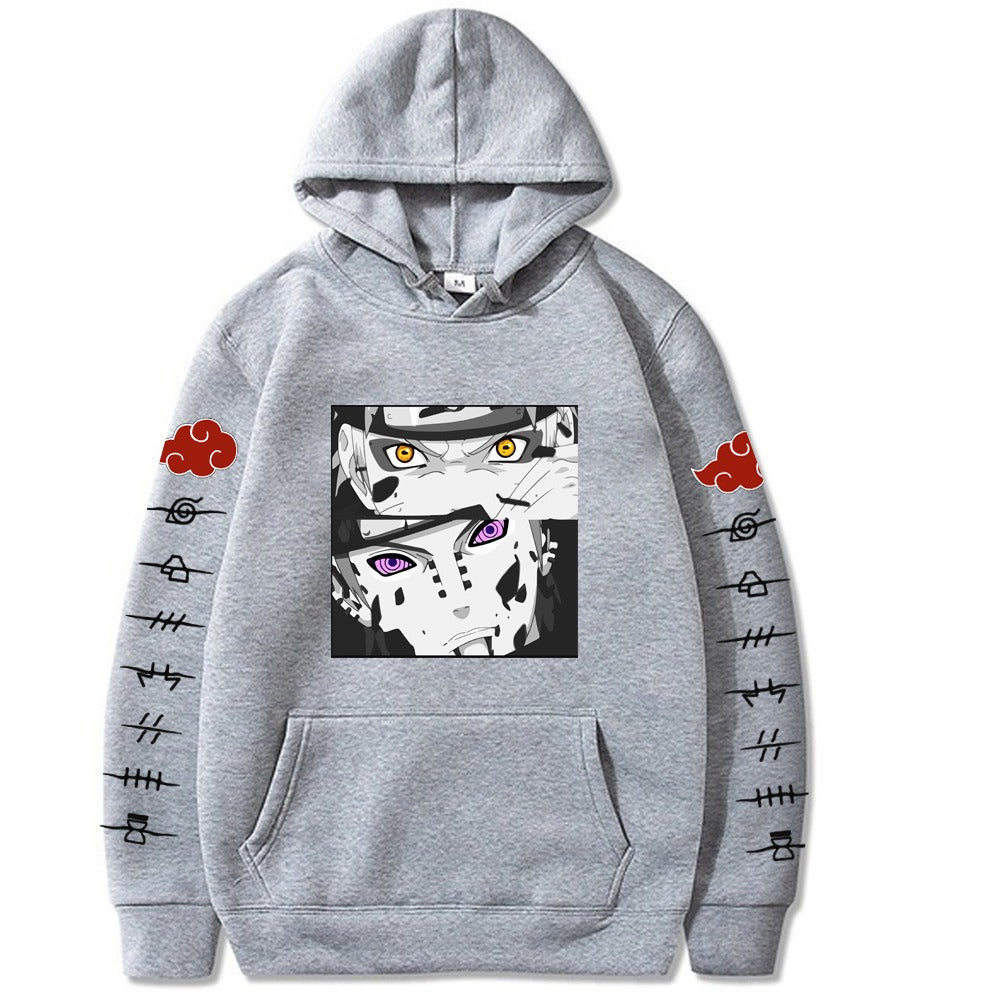 Hisoka/Naruto and Pain plush hooded hoodie