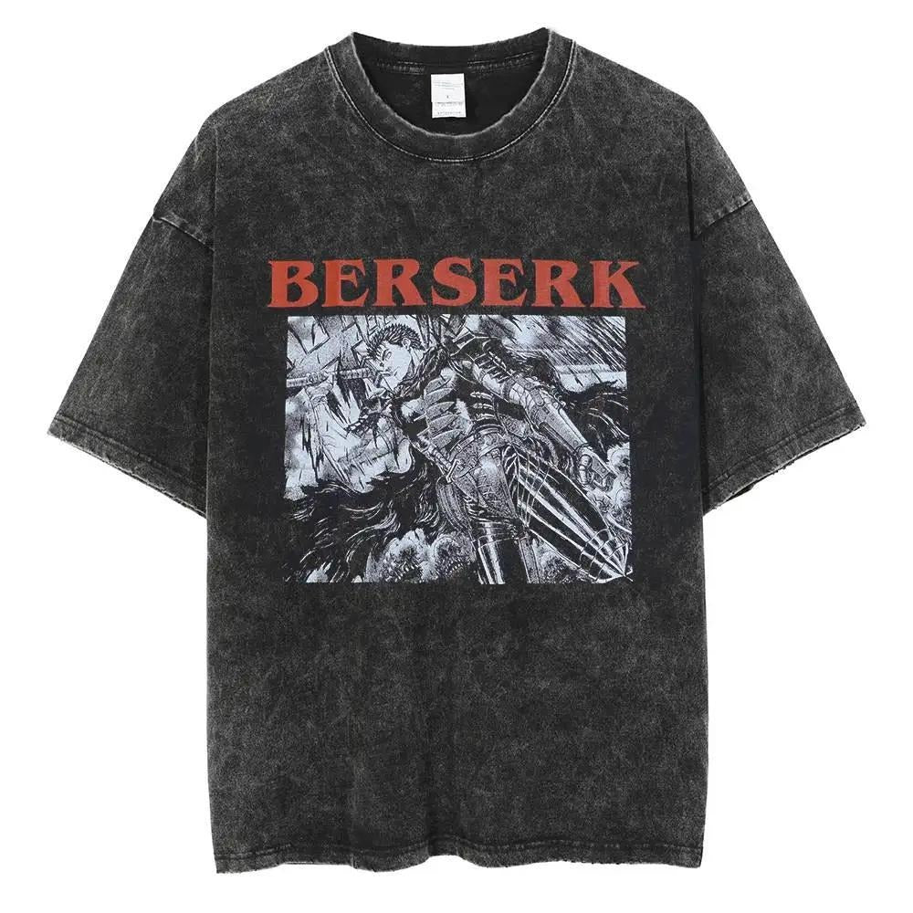 Retro Berserk printed T-shirt