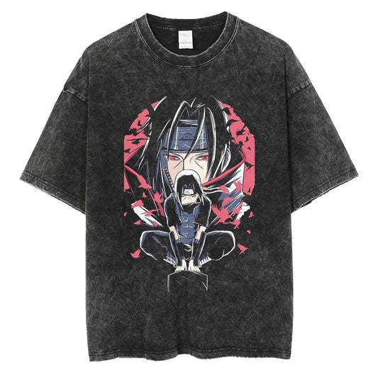 Retro Anime printed T-shirt Unisex