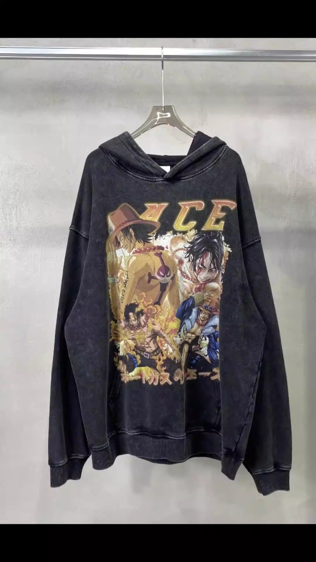 Ace print hoodie