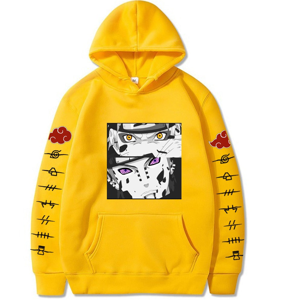 Hisoka/Naruto and Pain plush hooded hoodie