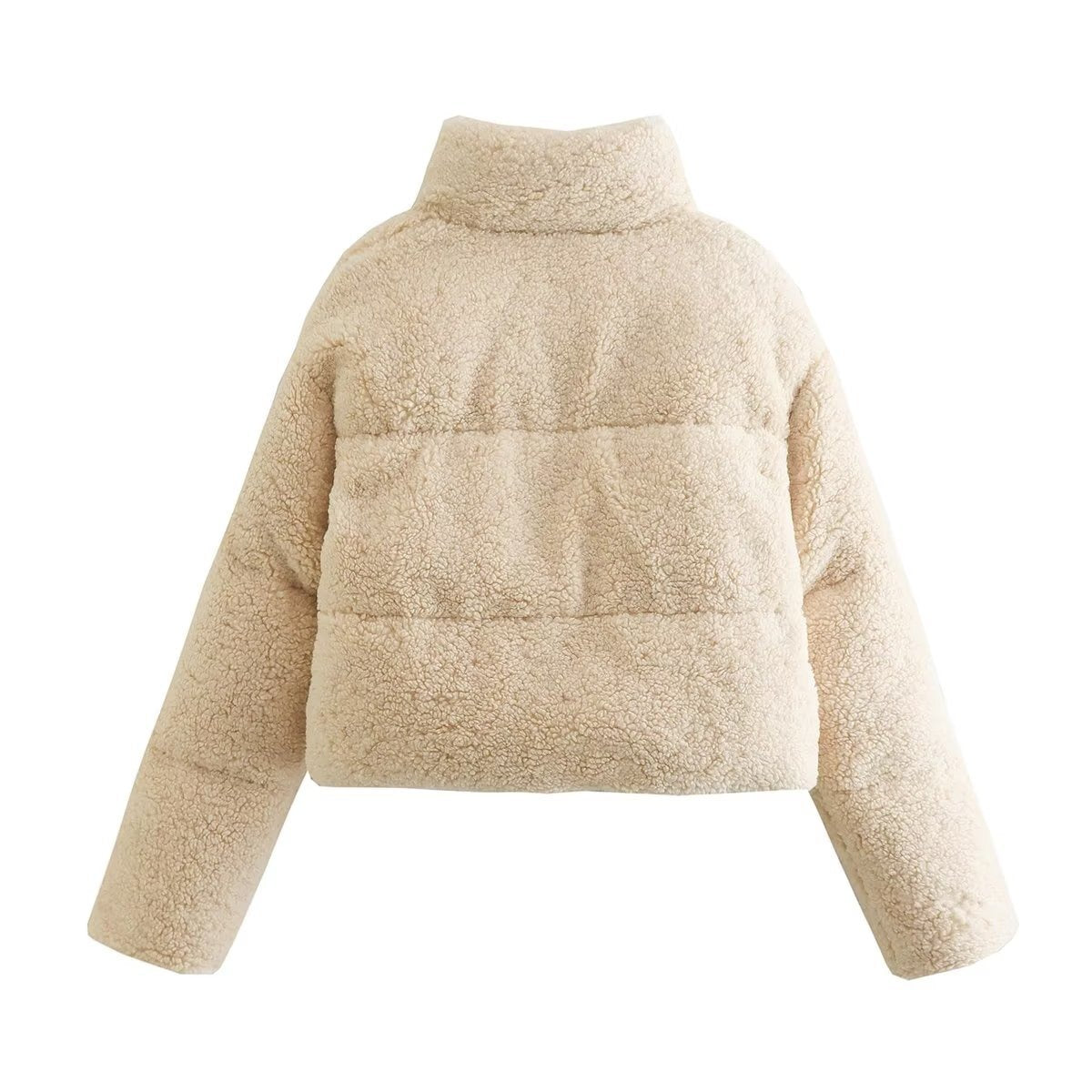 Casual versatile fleece cotton jacket