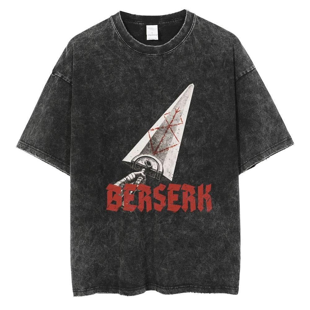 Retro Berserk printed T-shirt