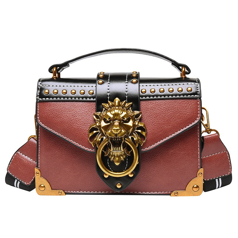 Retro PU Handbag: Single Shoulder & Crossbody Small Square Bag