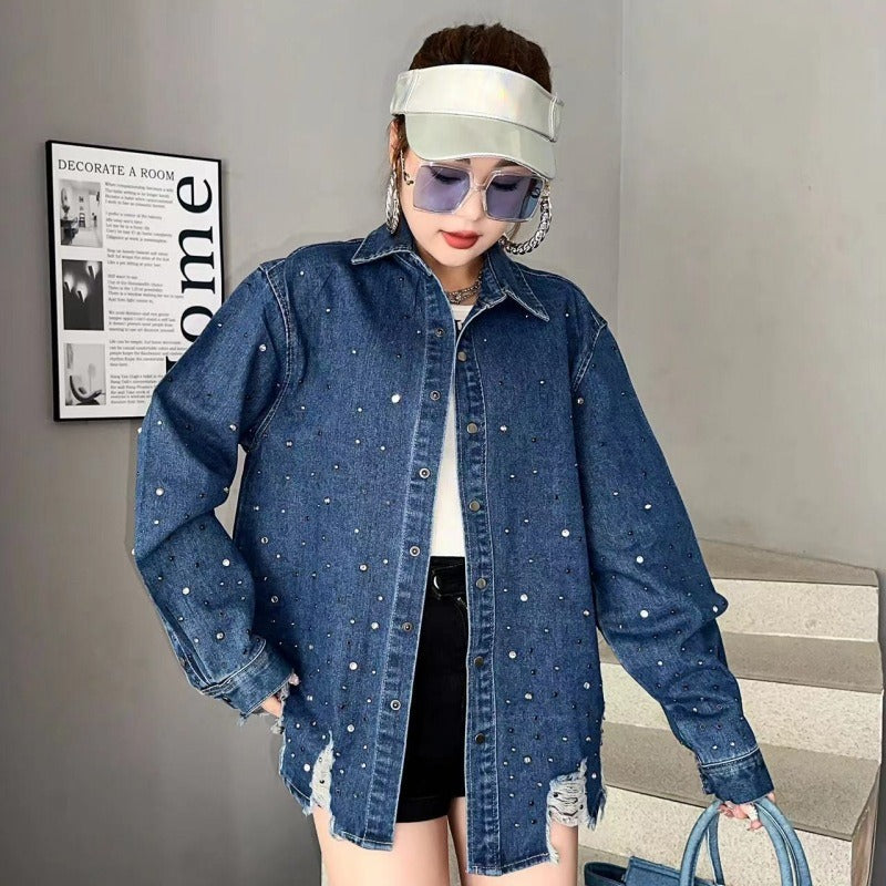 Heavy Industry Hot Diamond Denim Jacket