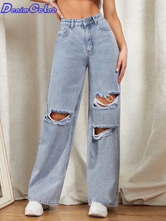 wide-leg jeans