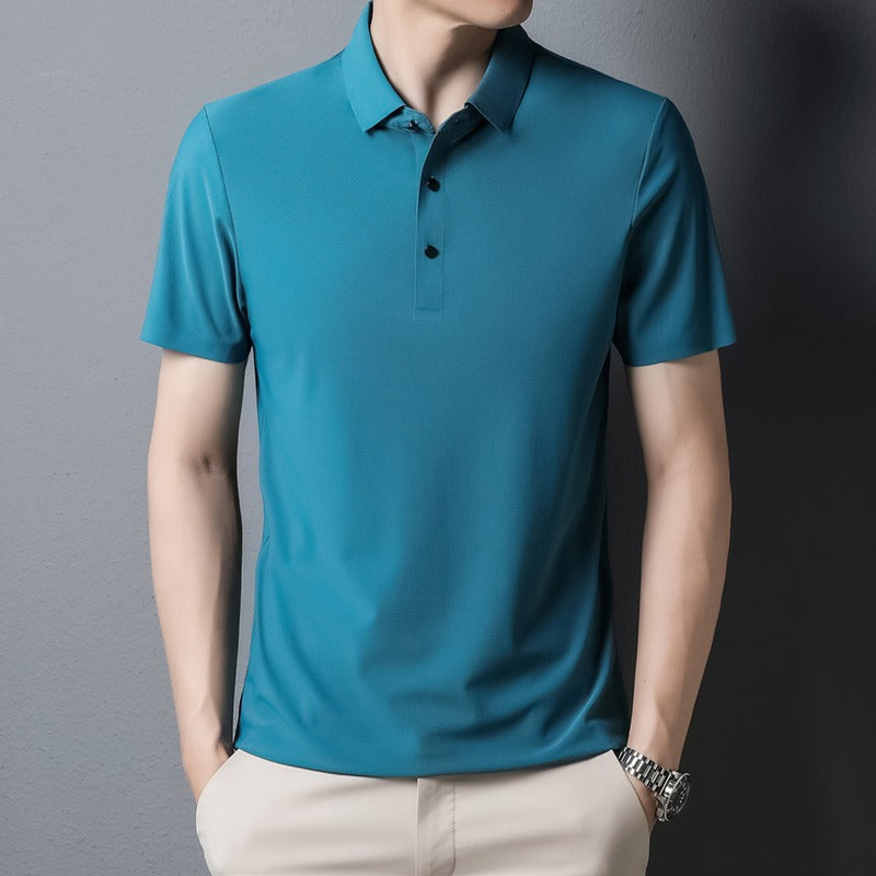 Men's light business polo shirt