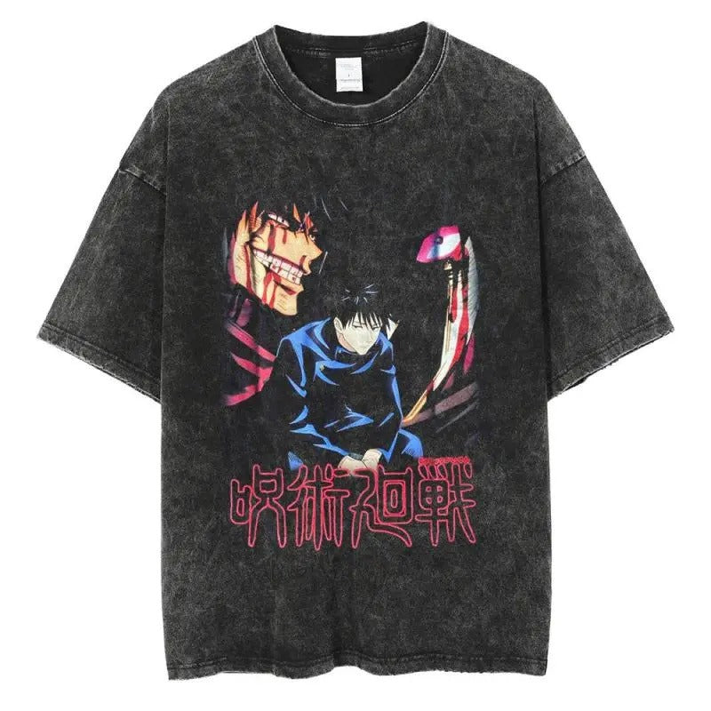 Retro Jujutsu Kaisen T-shirts Unisex