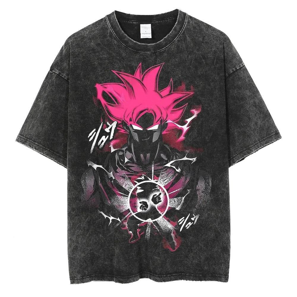 Vintage Oversized black Dragon Ball T-shirt