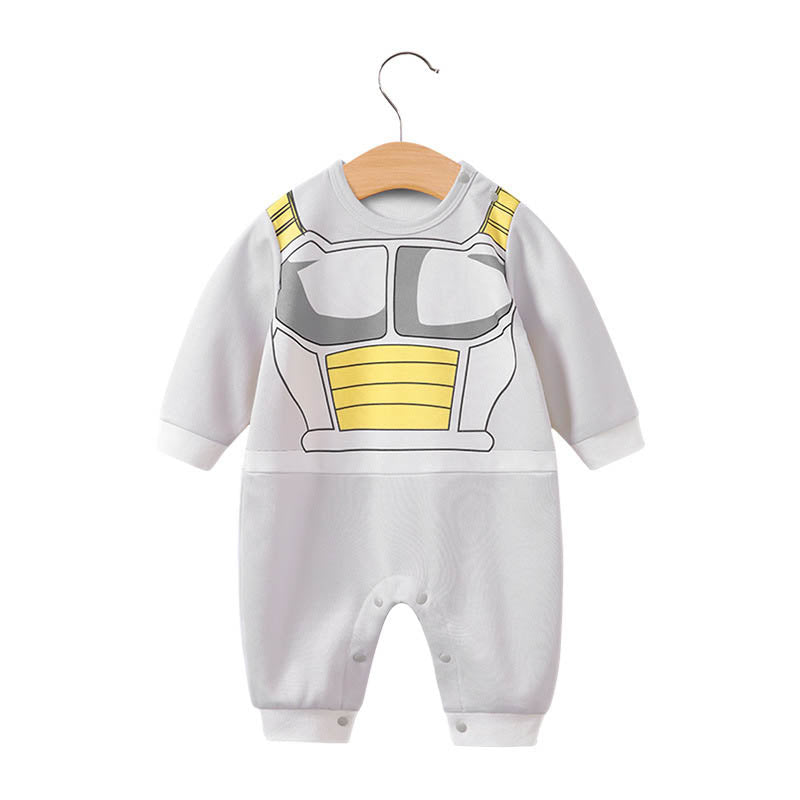 Anime baby jumpsuit, long-sleeve crawling suit for newborns.