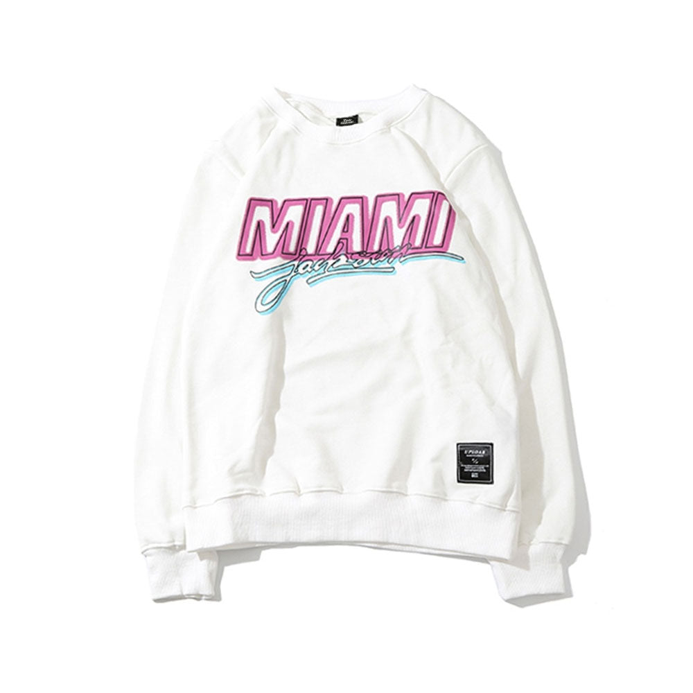 Miami Print Pullover Unisex