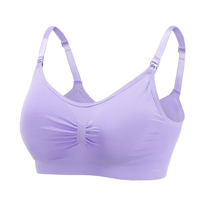 Seamless Plus Size Breastfeeding Bra