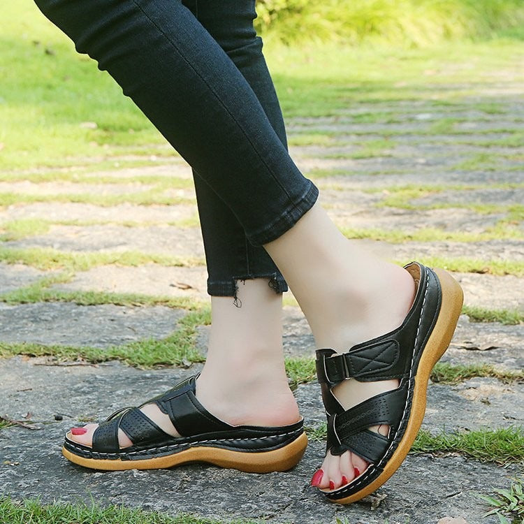 Women's Thick-Soled Wedge Beach Sandals