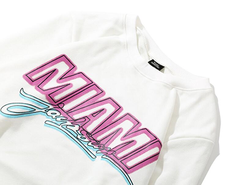 Miami Print Pullover Unisex