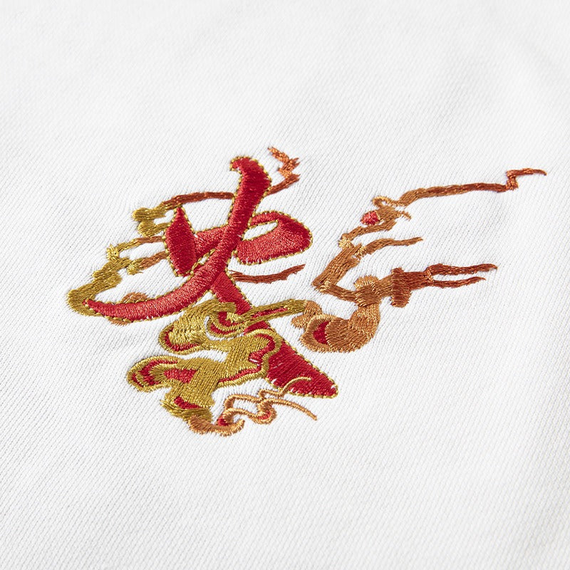 Phoenix embroidery heavy sweatshirt