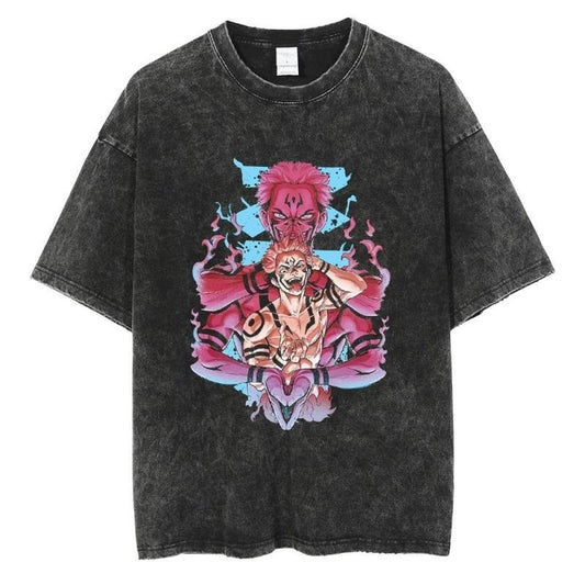 Retro Jujutsu Kaisen T-shirts Unisex