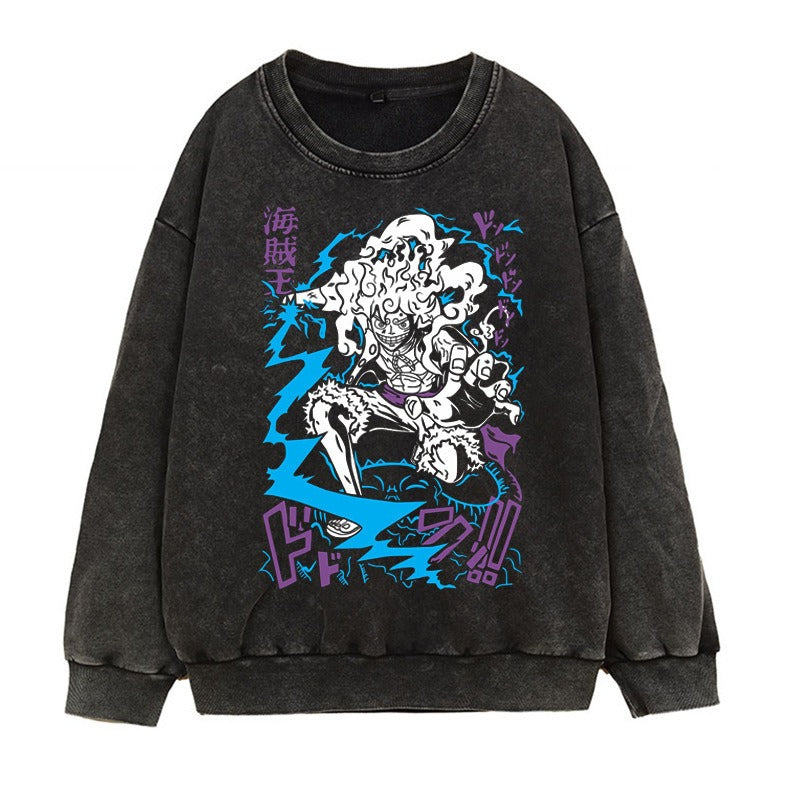 Luffy printed hoodie