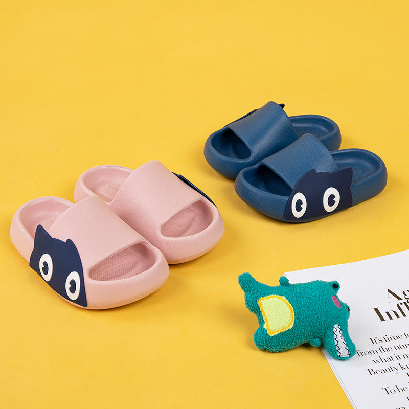 Cute Cartoon Slime Sandals for Kids, Parent-Child Summer Shoes