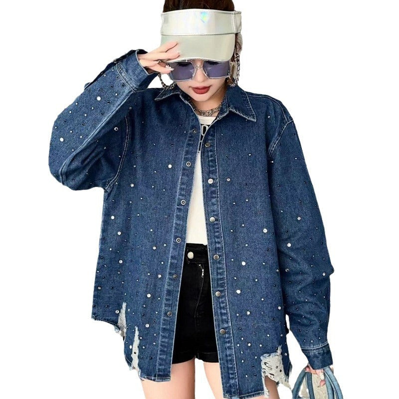 Heavy Industry Hot Diamond Denim Jacket