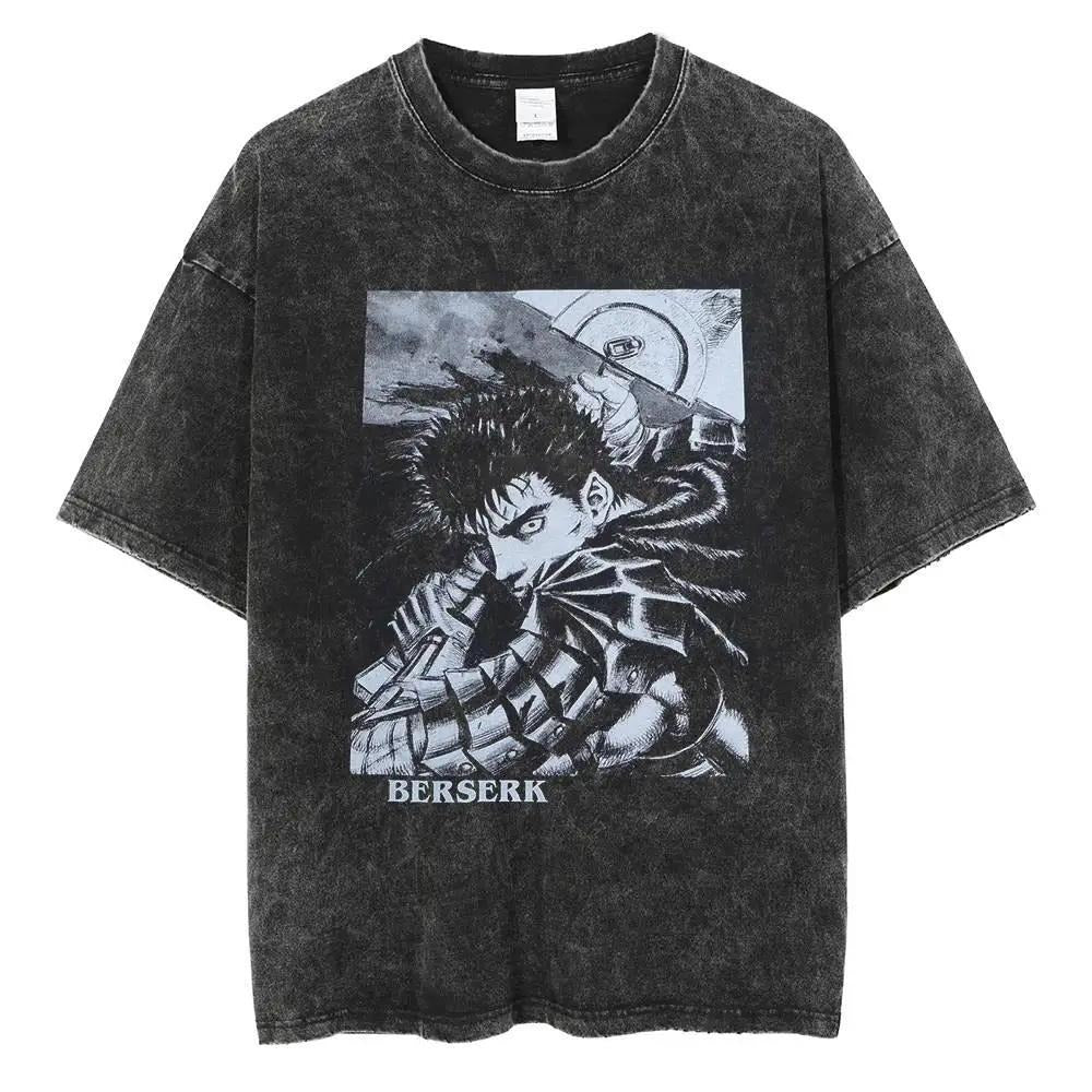 Retro Berserk printed T-shirt