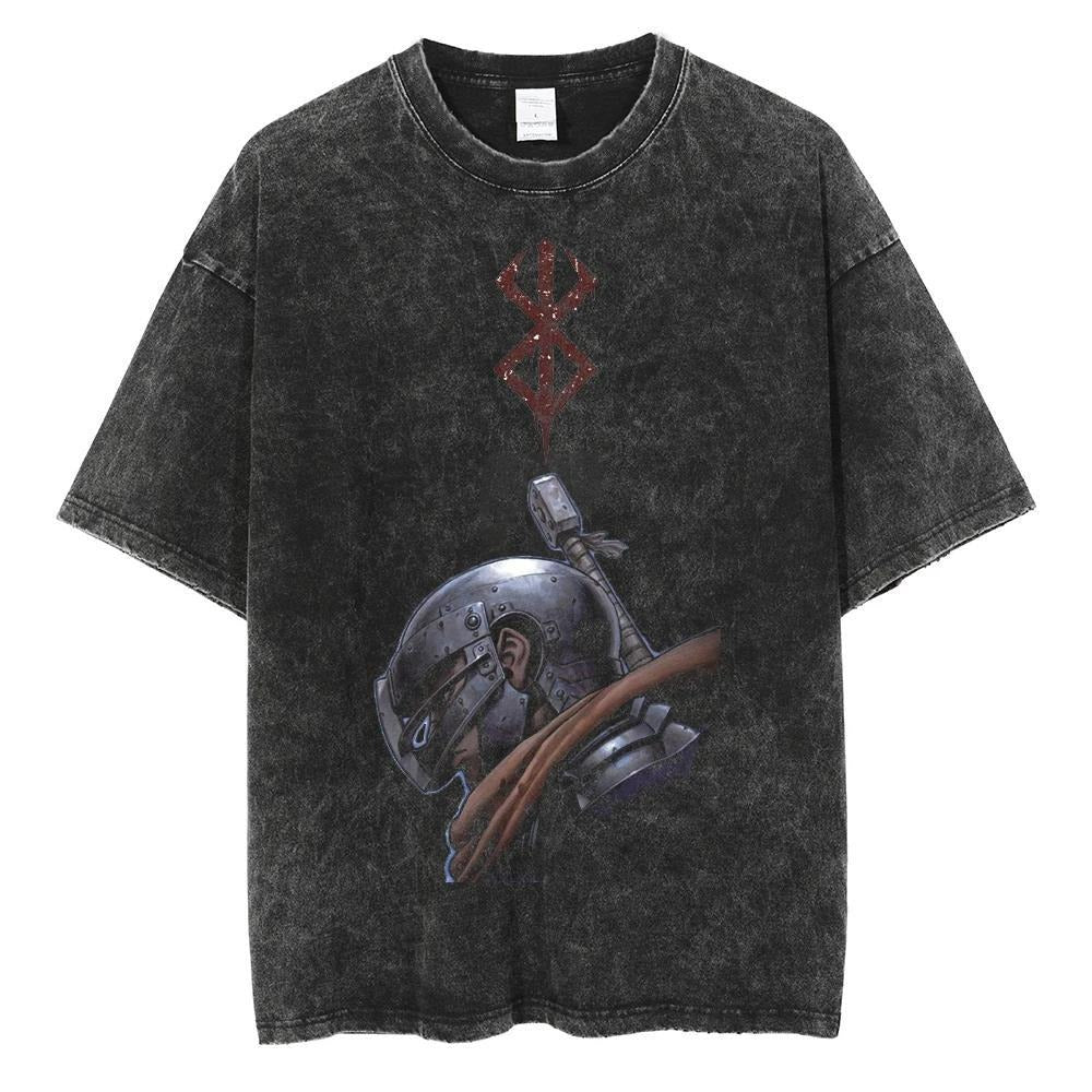 Retro Berserk printed T-shirt