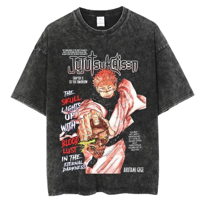 Retro Jujutsu Kaisen T-shirts Unisex