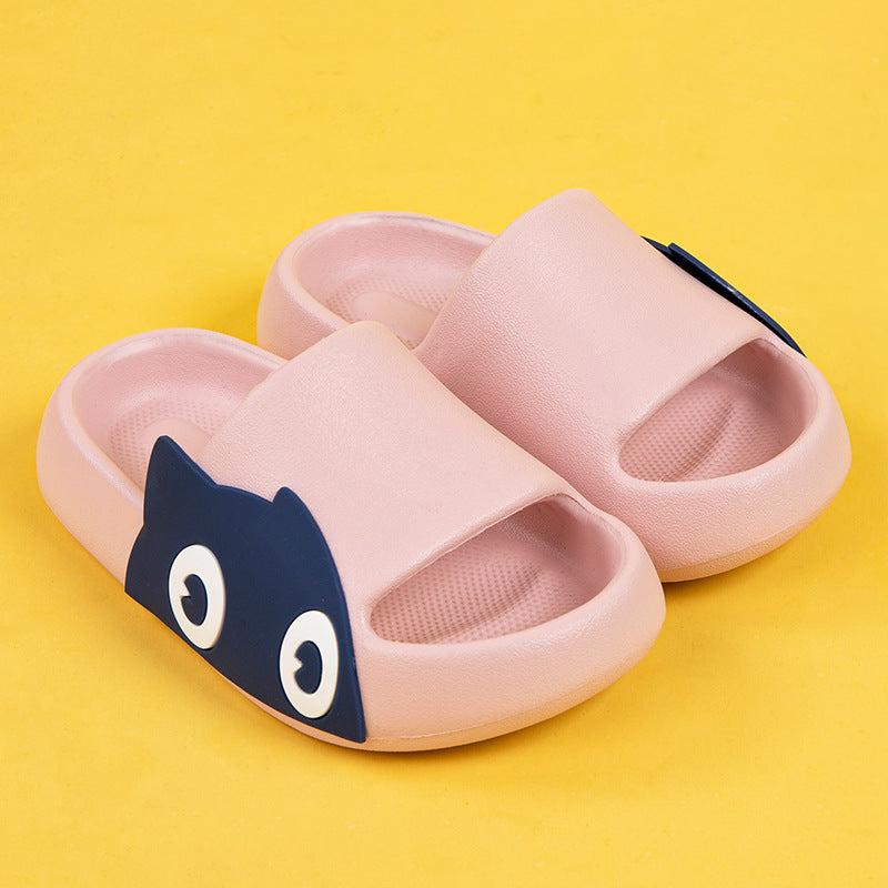 Cute Cartoon Slime Sandals for Kids, Parent-Child Summer Shoes