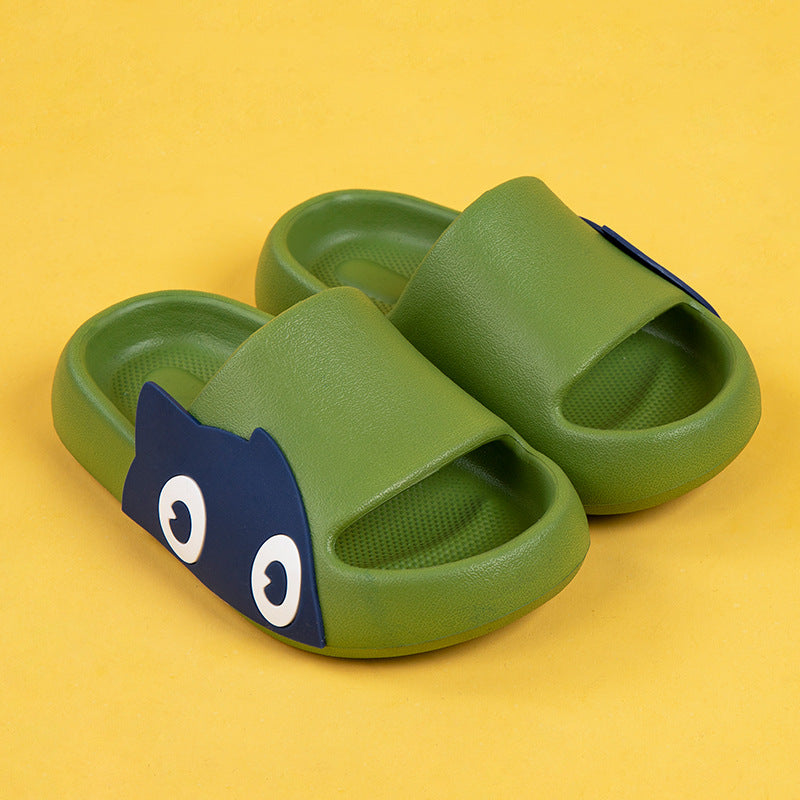 Cute Cartoon Slime Sandals for Kids, Parent-Child Summer Shoes