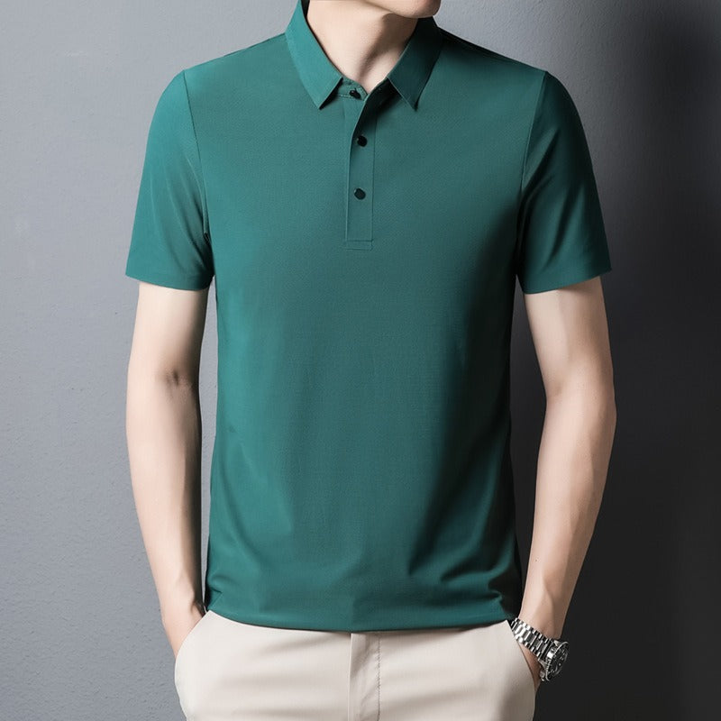 Men's light business polo shirt