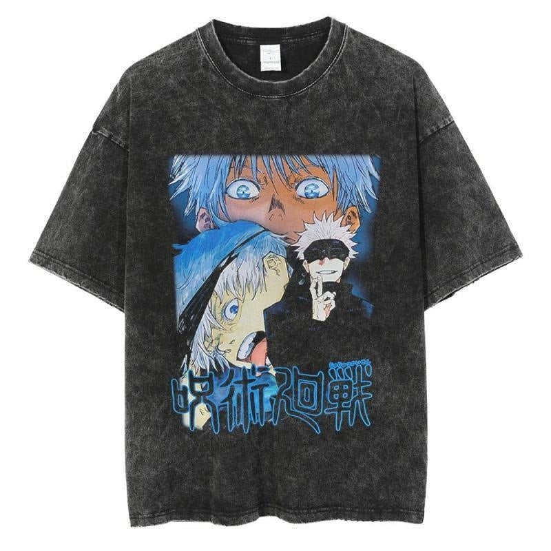 Retro Jujutsu Kaisen T-shirts Unisex