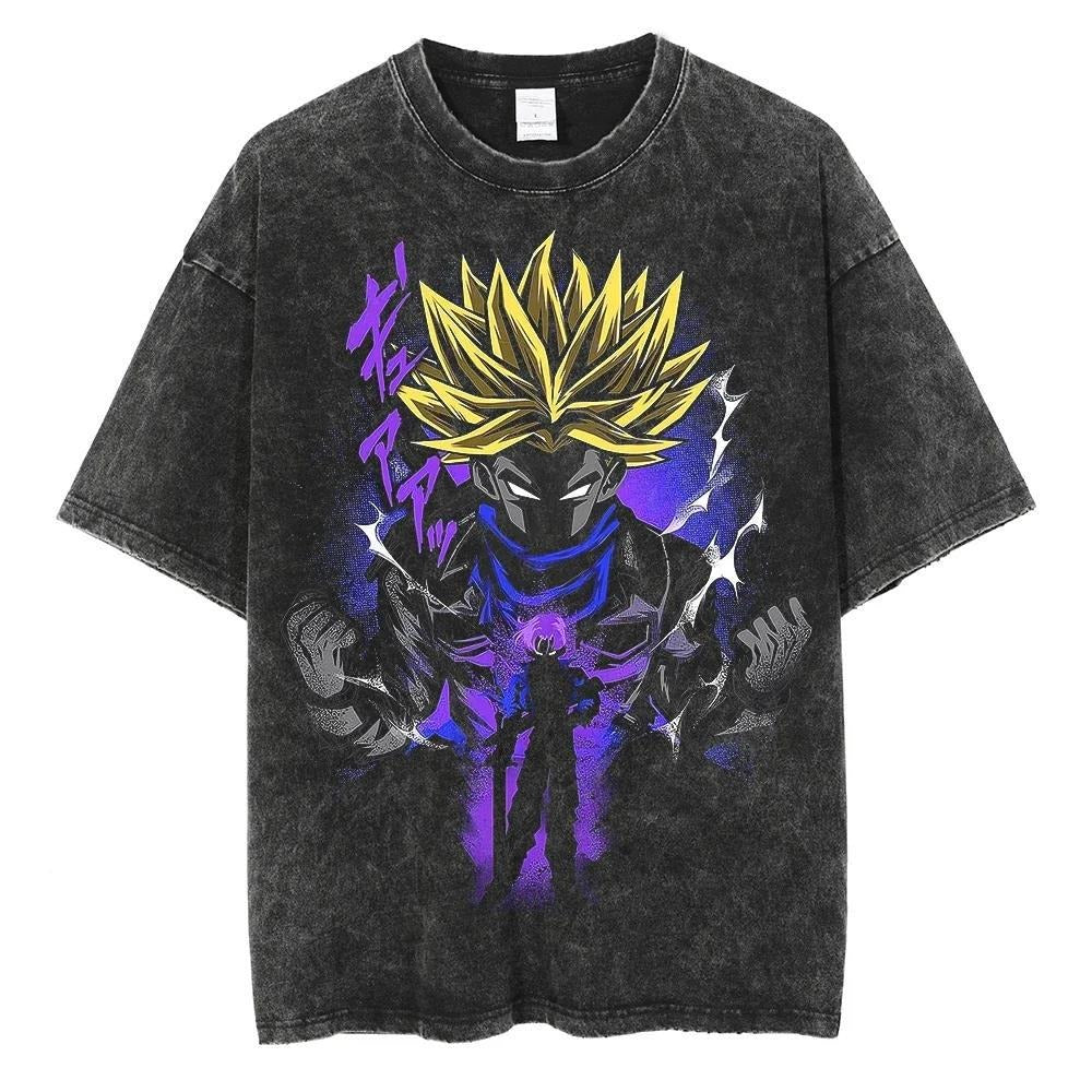 Vintage Oversized black Dragon Ball T-shirt